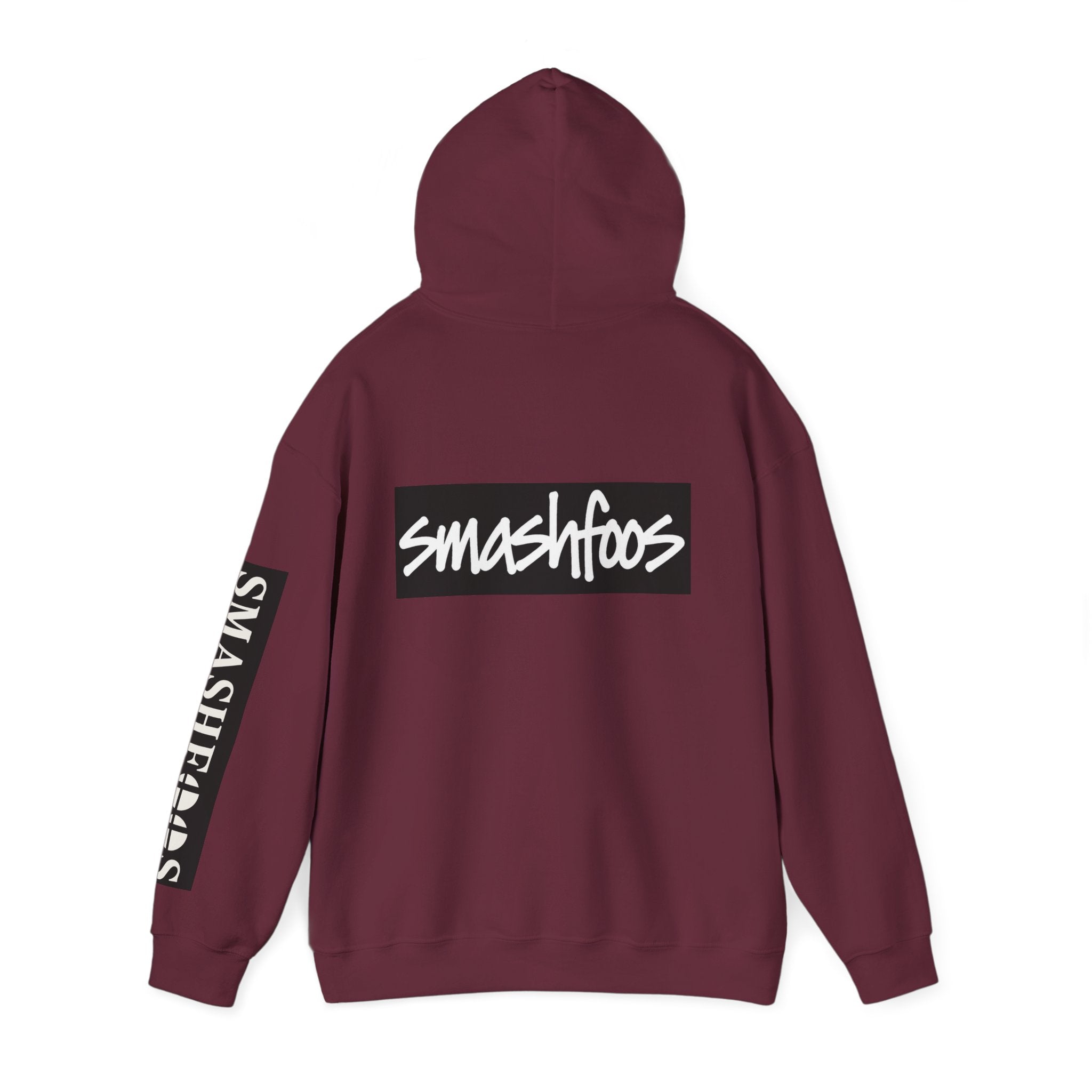Smashtoos Logo Hoodie — Streetwear Graphic Pullover with Sleeve and Back Print