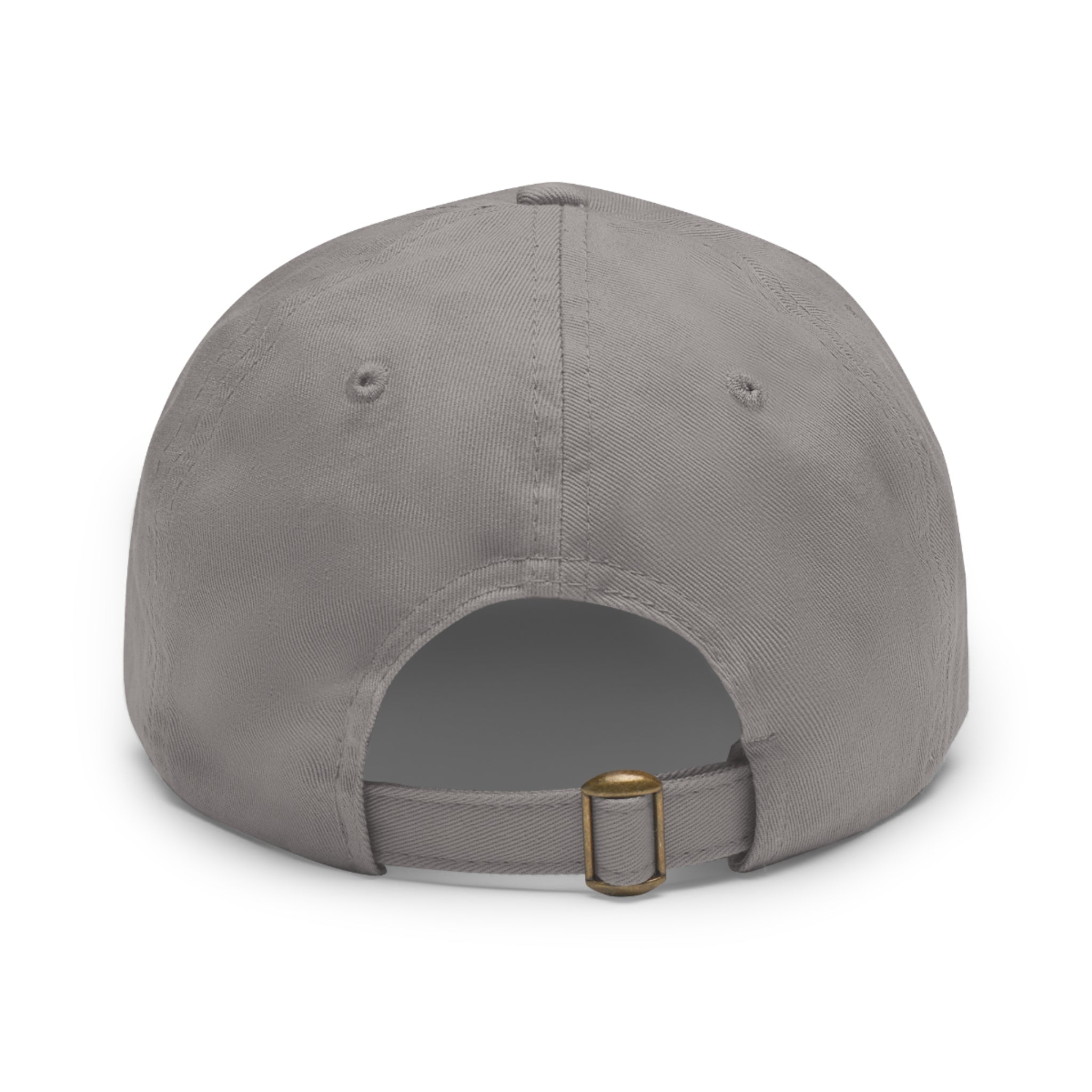 Smashfoos Leather Patch Dad Hat — Black Casual Streetwear Cap