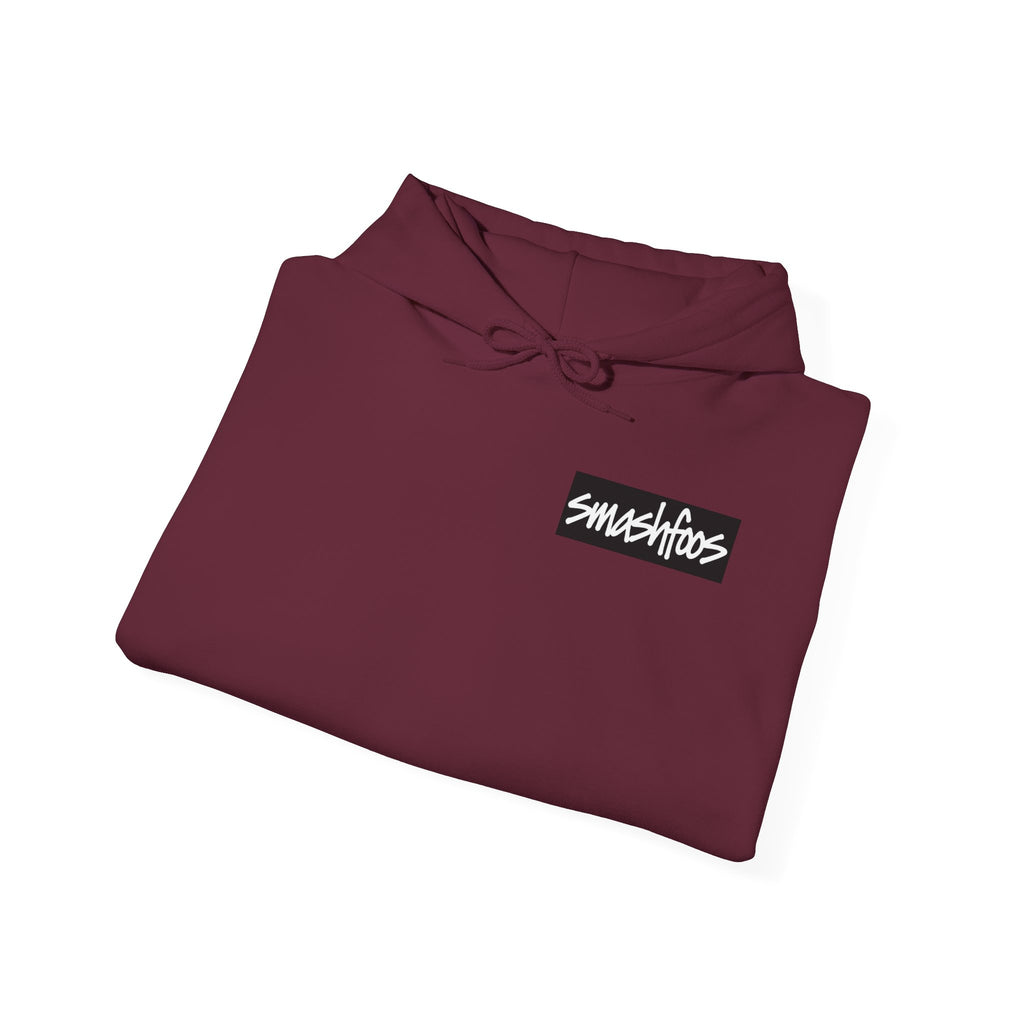 Smashtoos Logo Hoodie — Streetwear Graphic Pullover with Sleeve and Back Print