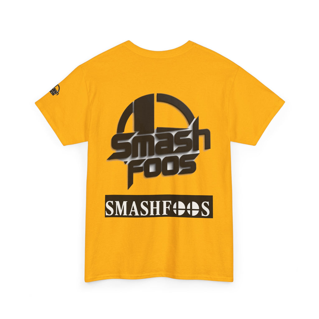 SmashFoos Logo T‑Shirt — Retro Gaming Smash Emblem Tee