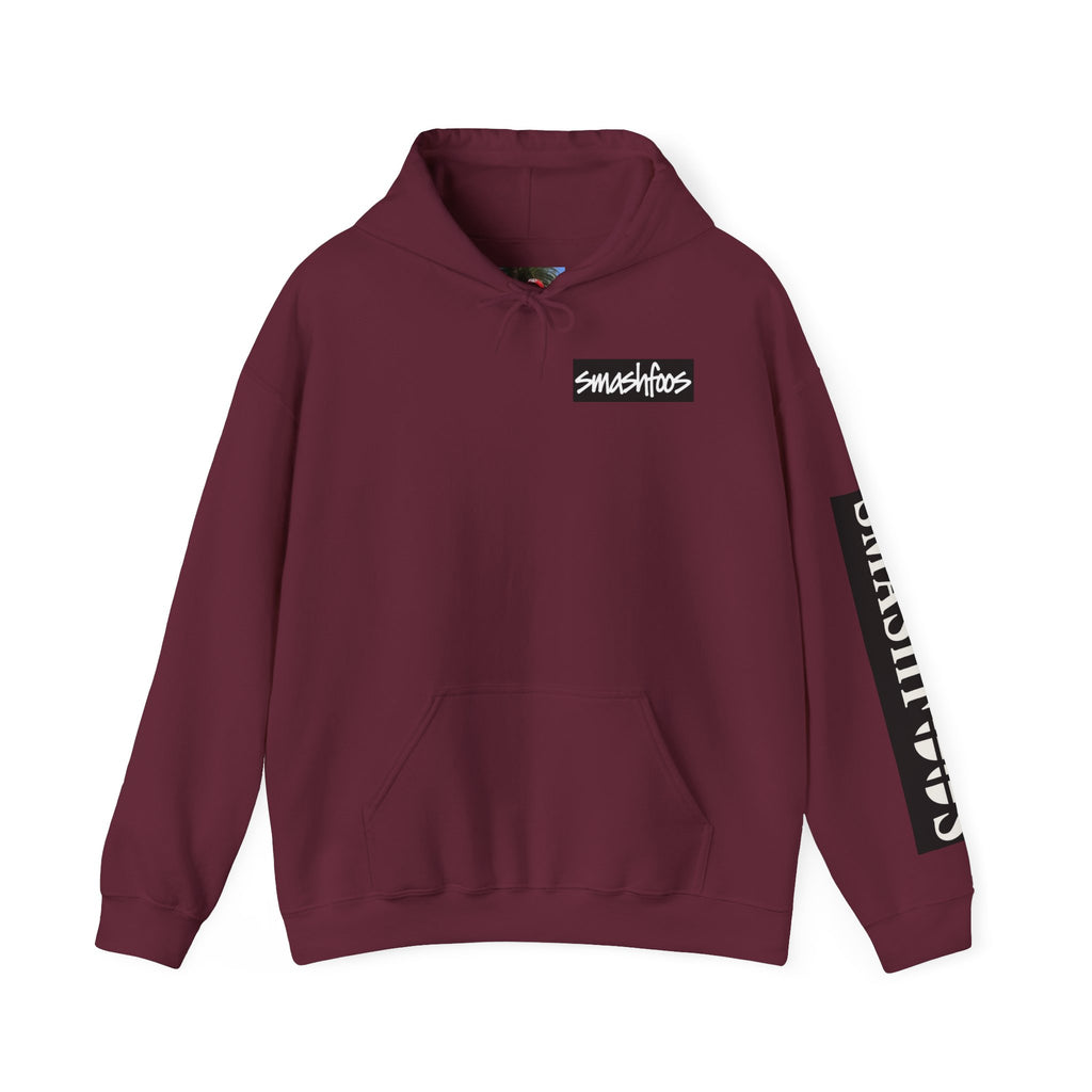 Smashtoos Logo Hoodie — Streetwear Graphic Pullover with Sleeve and Back Print