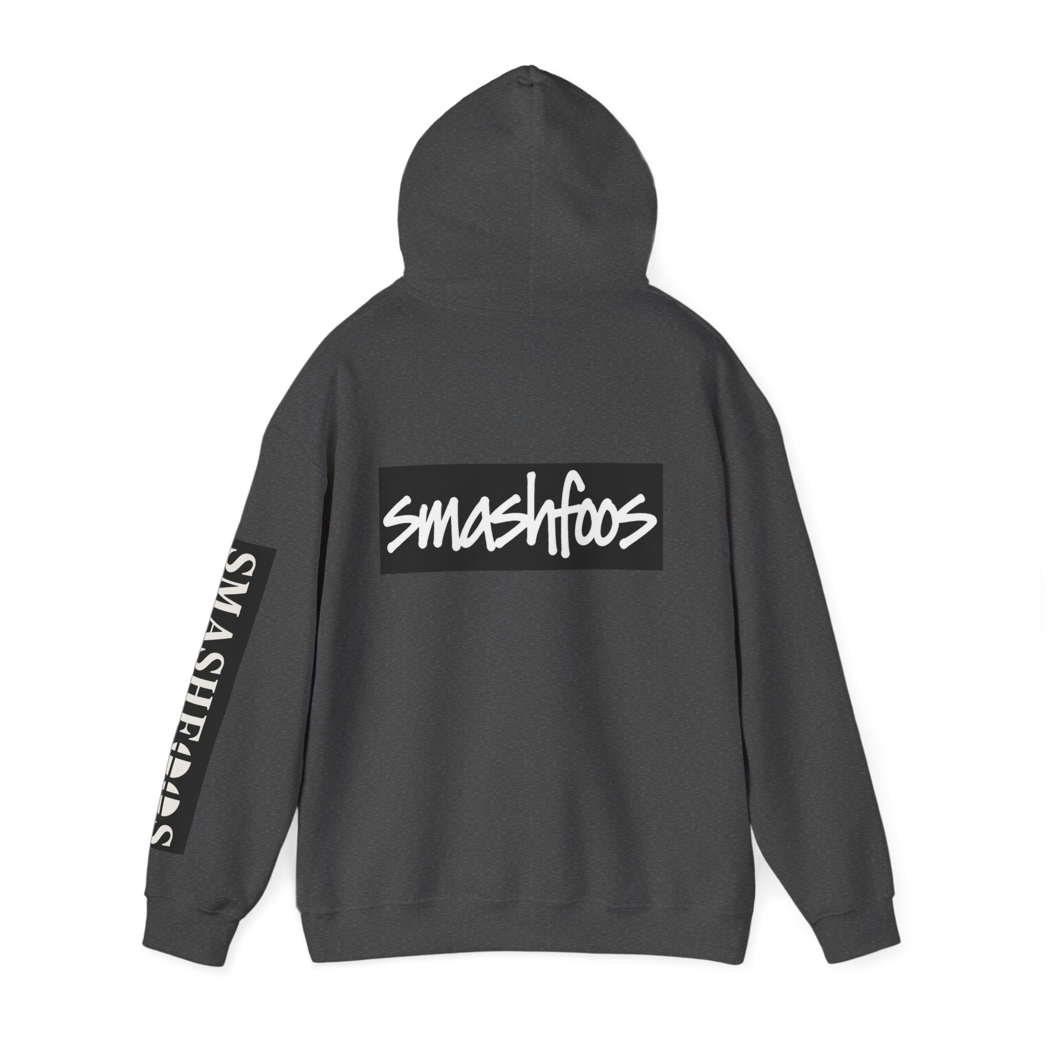 Smashtoos Logo Hoodie — Streetwear Graphic Pullover with Sleeve and Back Print