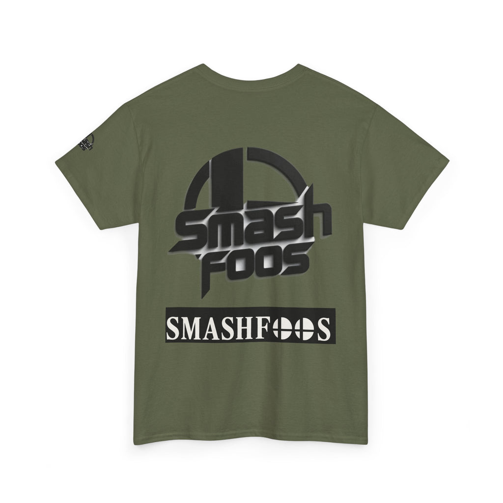 SmashFoos Logo T‑Shirt — Retro Gaming Smash Emblem Tee