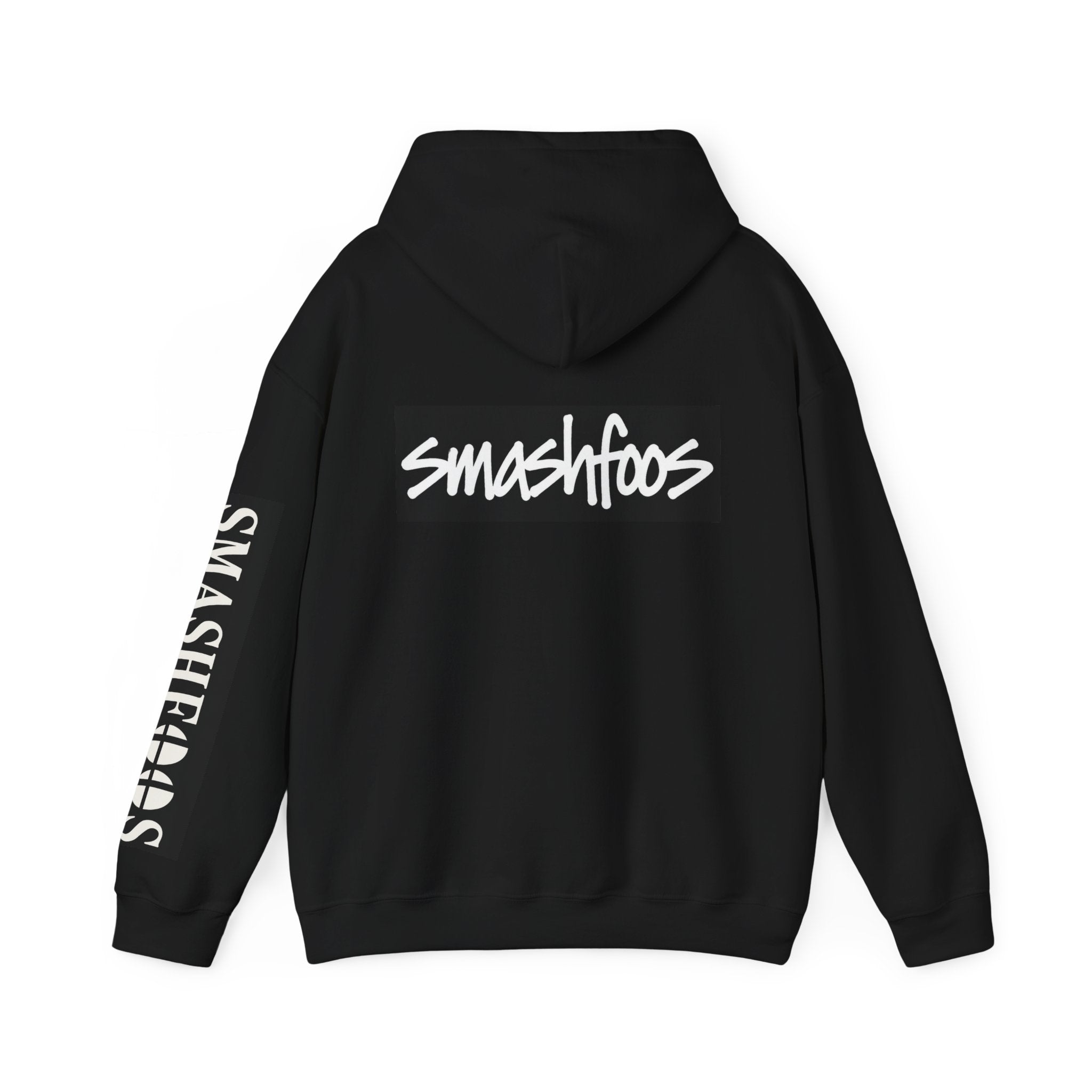 Smashtoos Logo Hoodie — Streetwear Graphic Pullover with Sleeve and Back Print