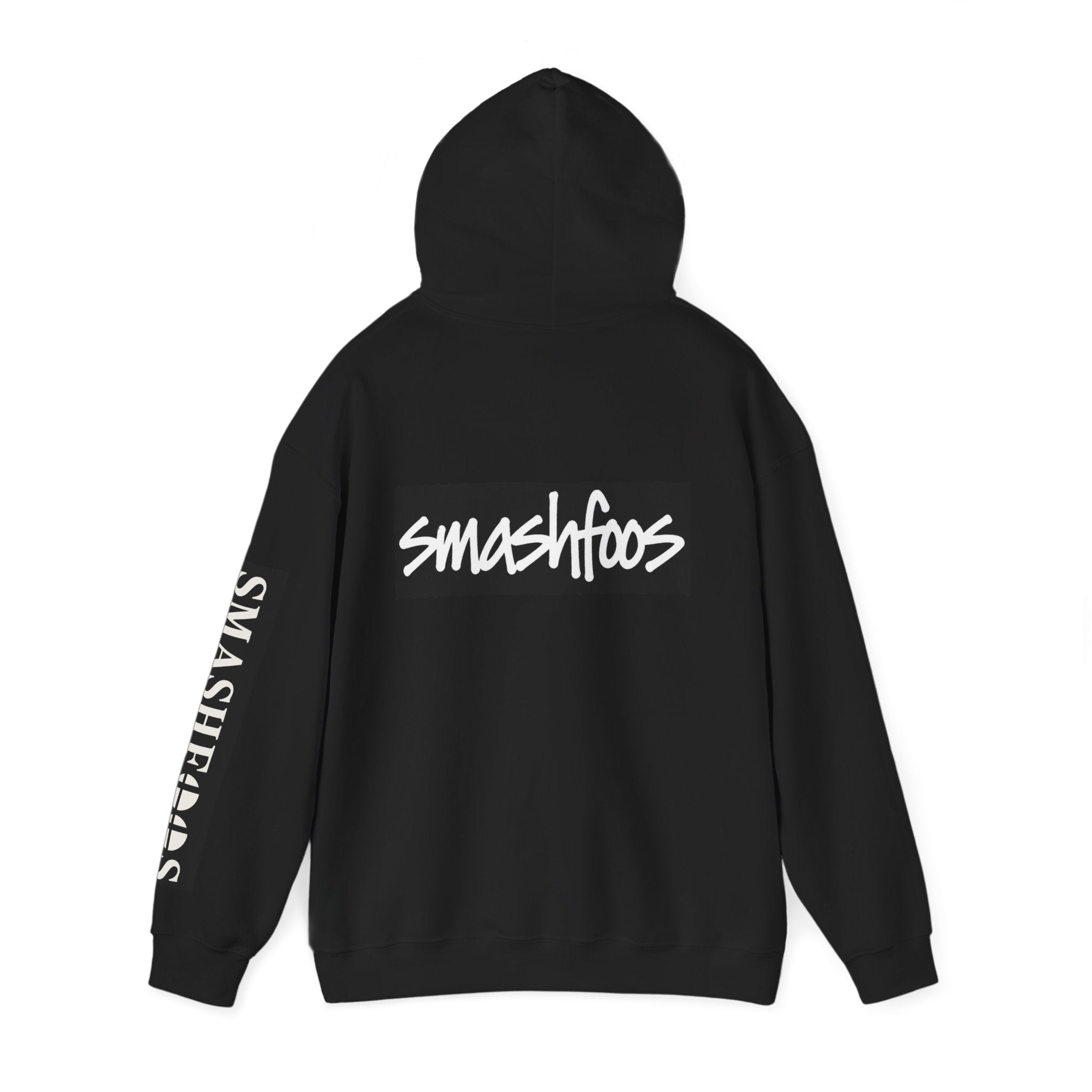 Smashtoos Logo Hoodie — Streetwear Graphic Pullover with Sleeve and Back Print