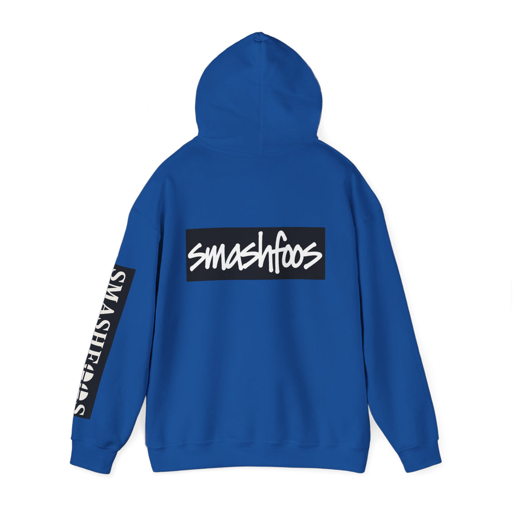 Smashtoos Logo Hoodie — Streetwear Graphic Pullover with Sleeve and Back Print