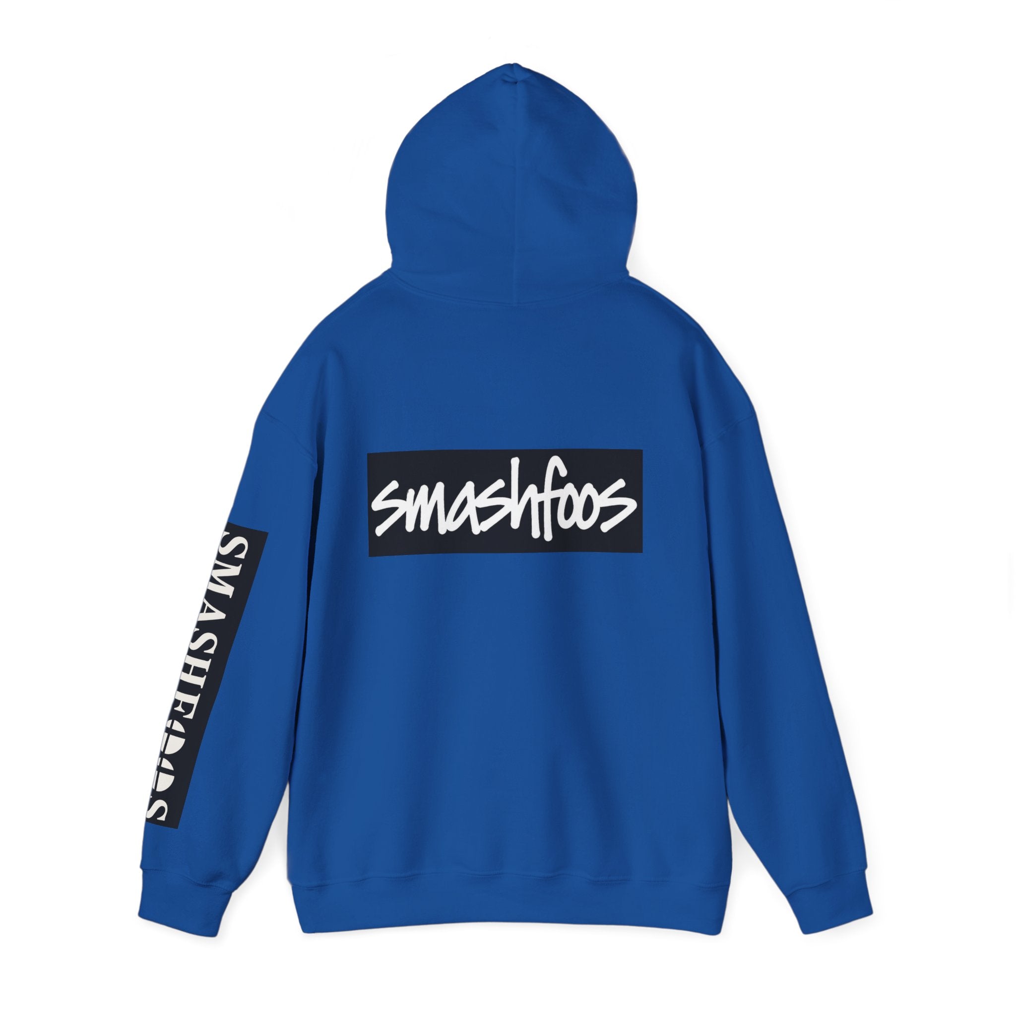 Smashtoos Logo Hoodie — Streetwear Graphic Pullover with Sleeve and Back Print