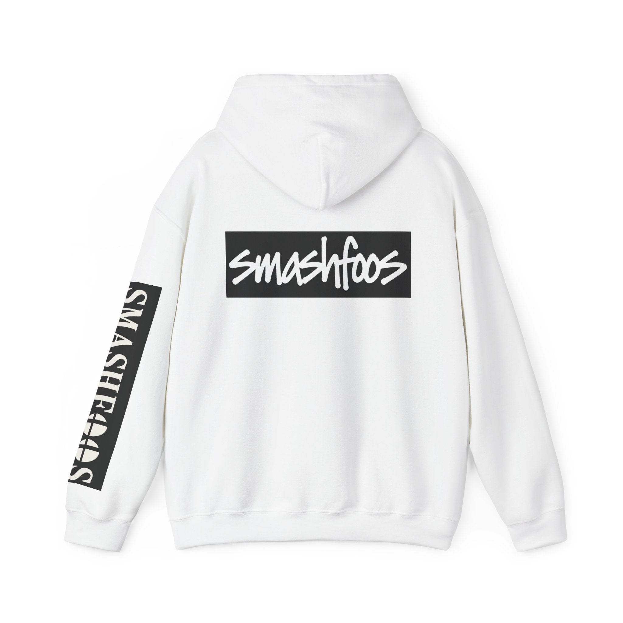 Smashtoos Logo Hoodie — Streetwear Graphic Pullover with Sleeve and Back Print