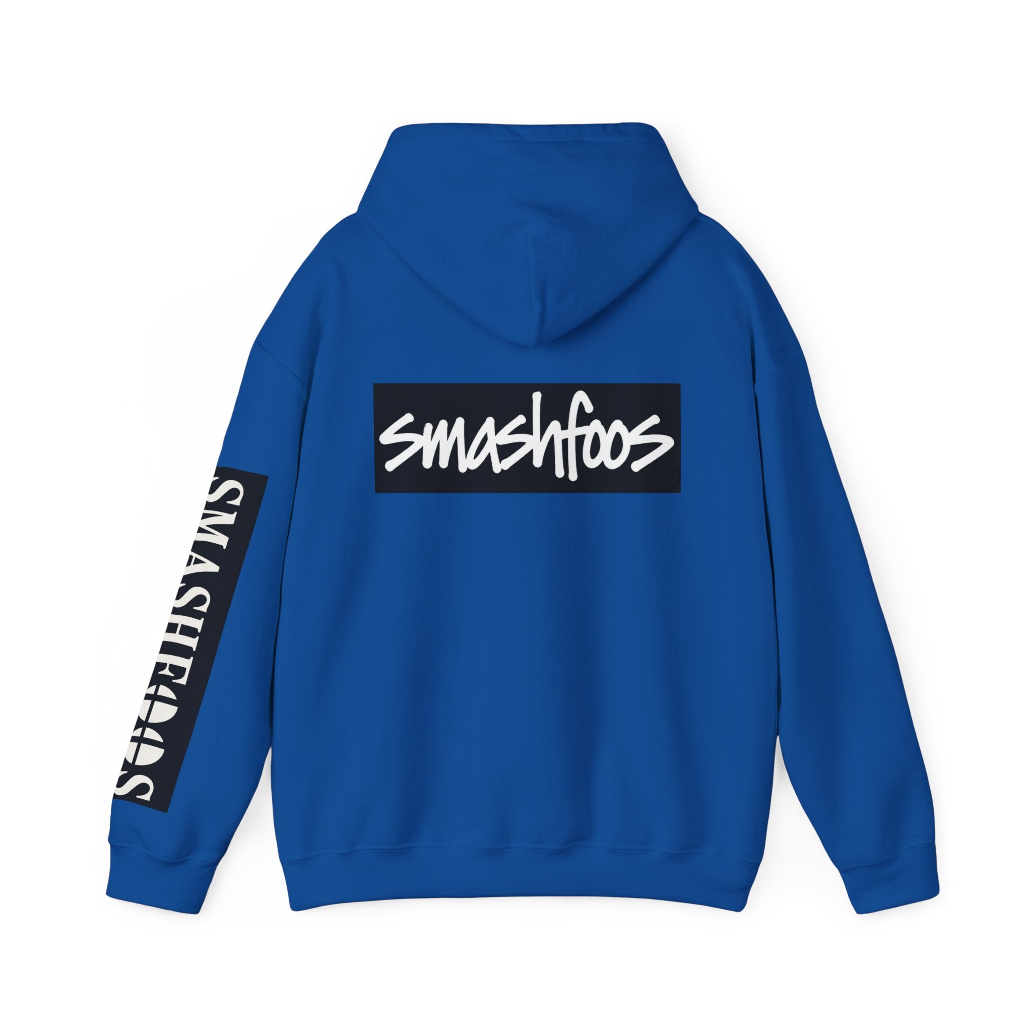 Smashtoos Logo Hoodie — Streetwear Graphic Pullover with Sleeve and Back Print