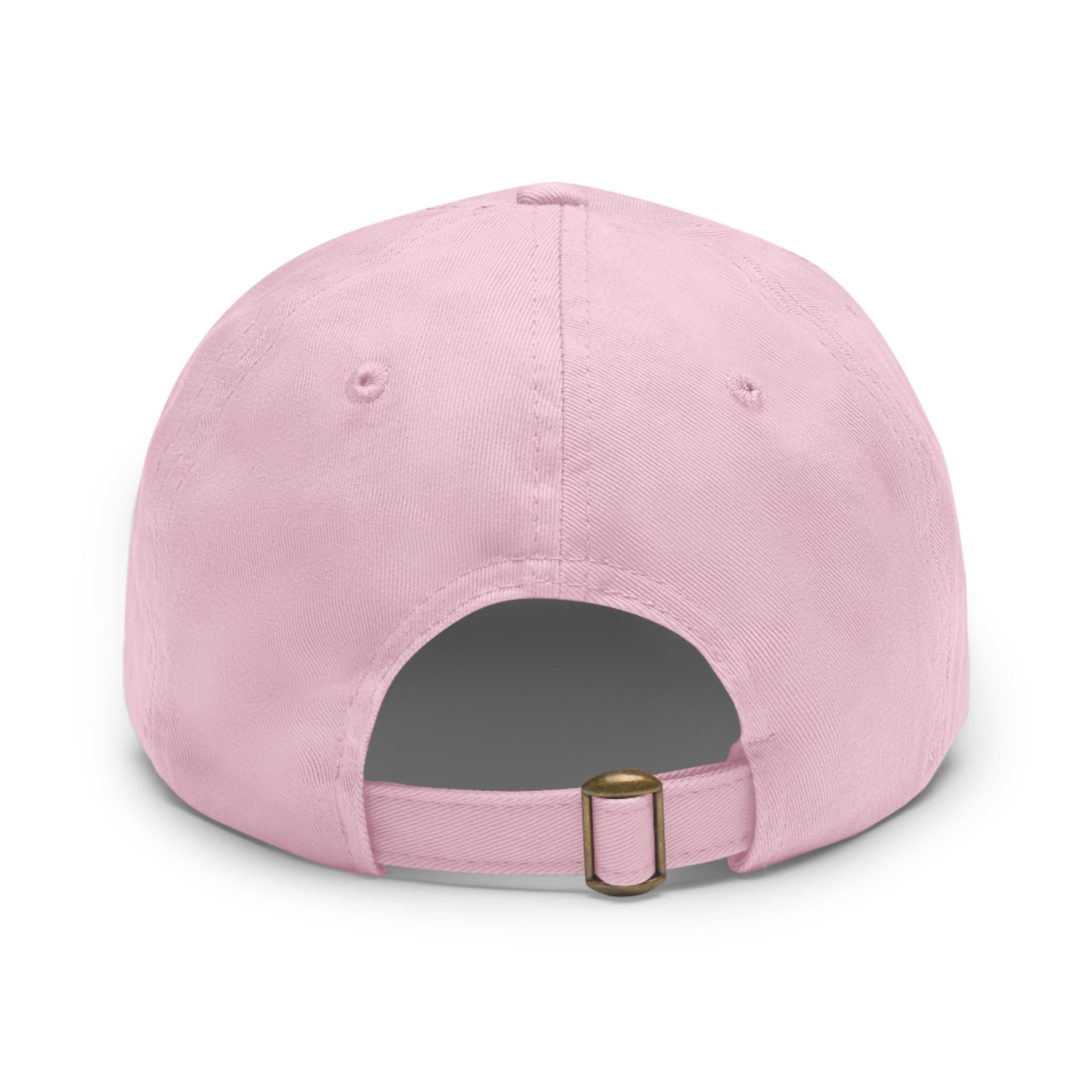 Smashfoos Leather Patch Dad Hat — Black Casual Streetwear Cap