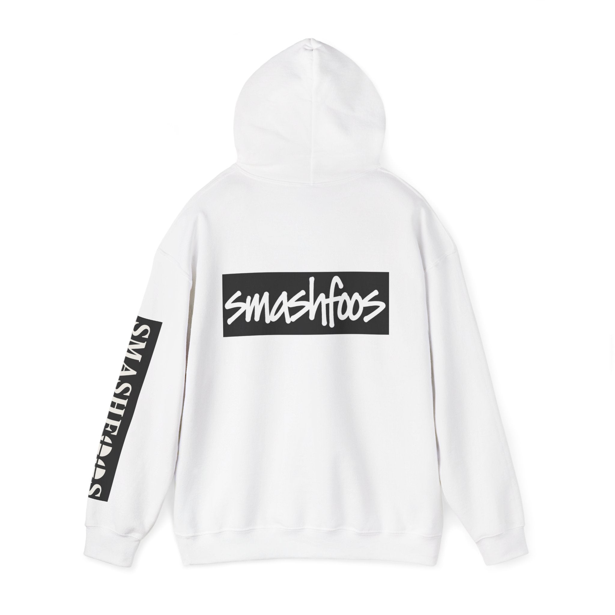 Smashtoos Logo Hoodie — Streetwear Graphic Pullover with Sleeve and Back Print