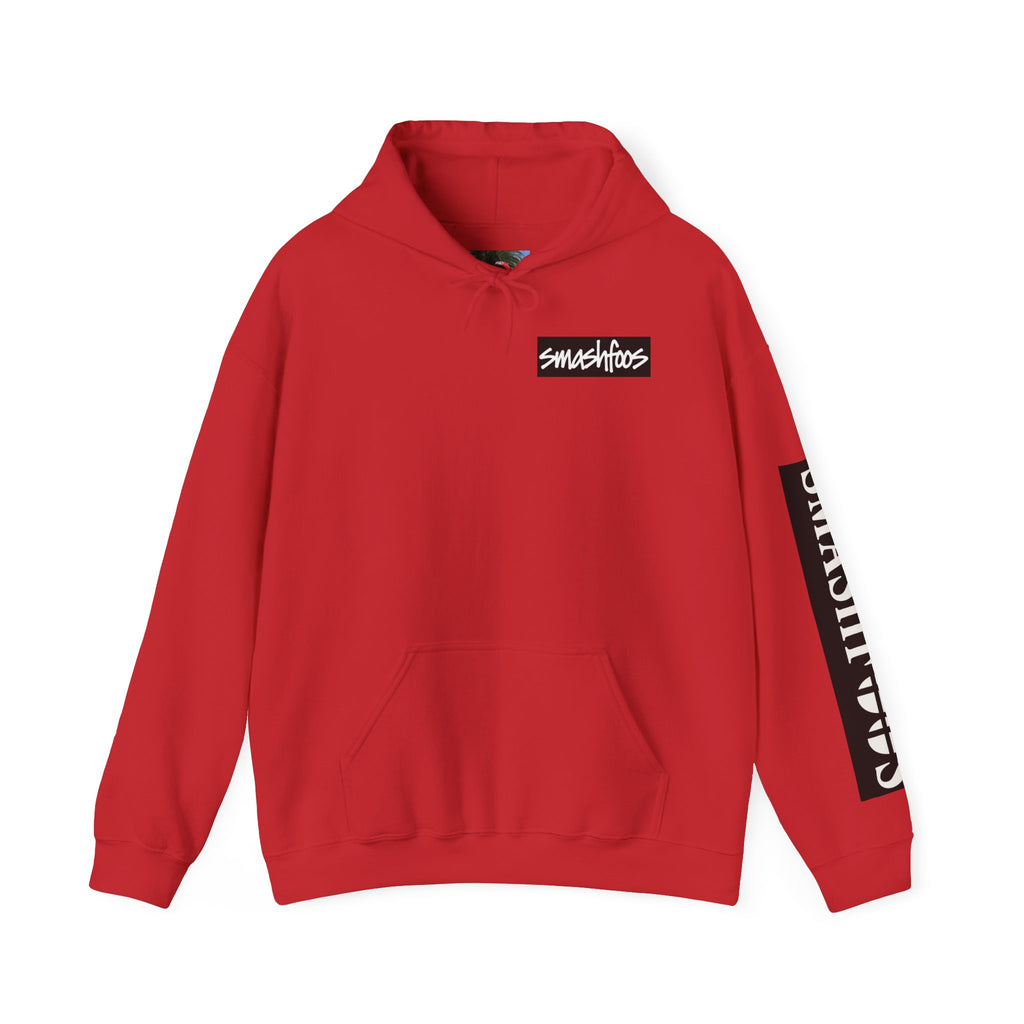 Smashtoos Logo Hoodie — Streetwear Graphic Pullover with Sleeve and Back Print
