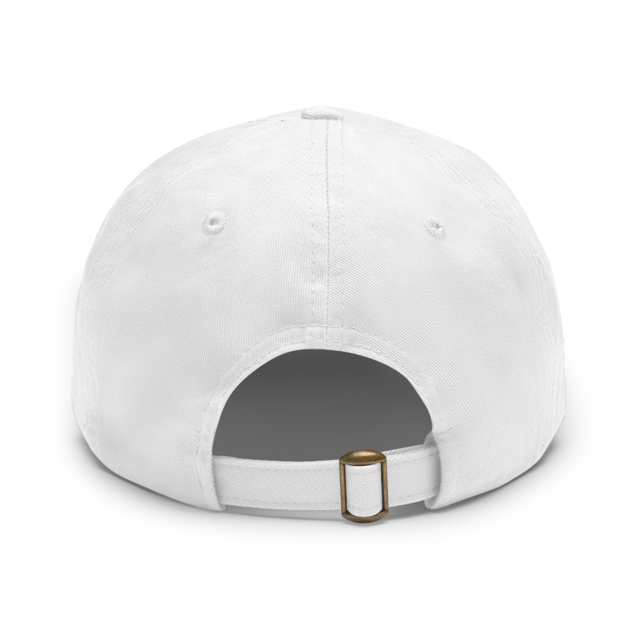 Smashfoos Leather Patch Dad Hat — Black Casual Streetwear Cap