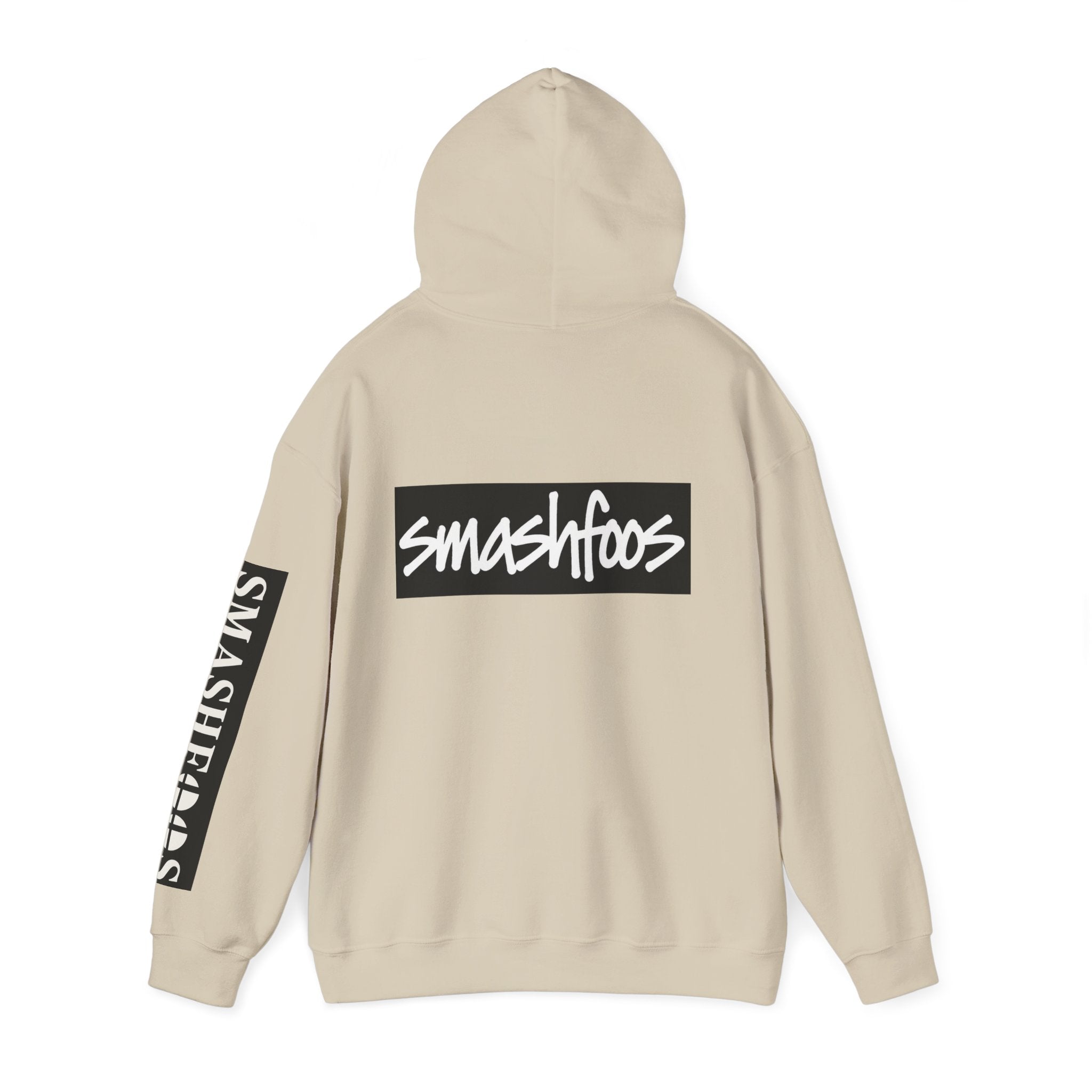 Smashtoos Logo Hoodie — Streetwear Graphic Pullover with Sleeve and Back Print
