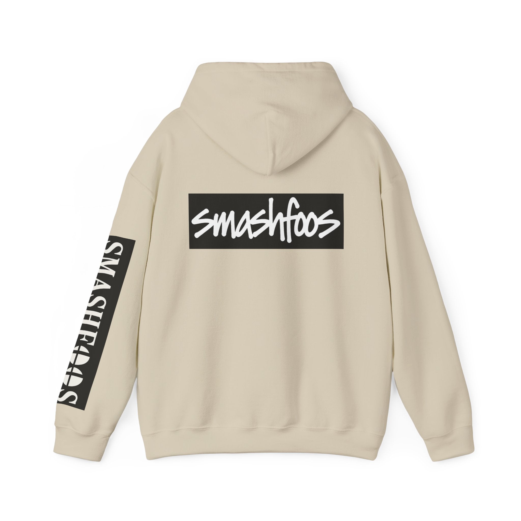 Smashtoos Logo Hoodie — Streetwear Graphic Pullover with Sleeve and Back Print