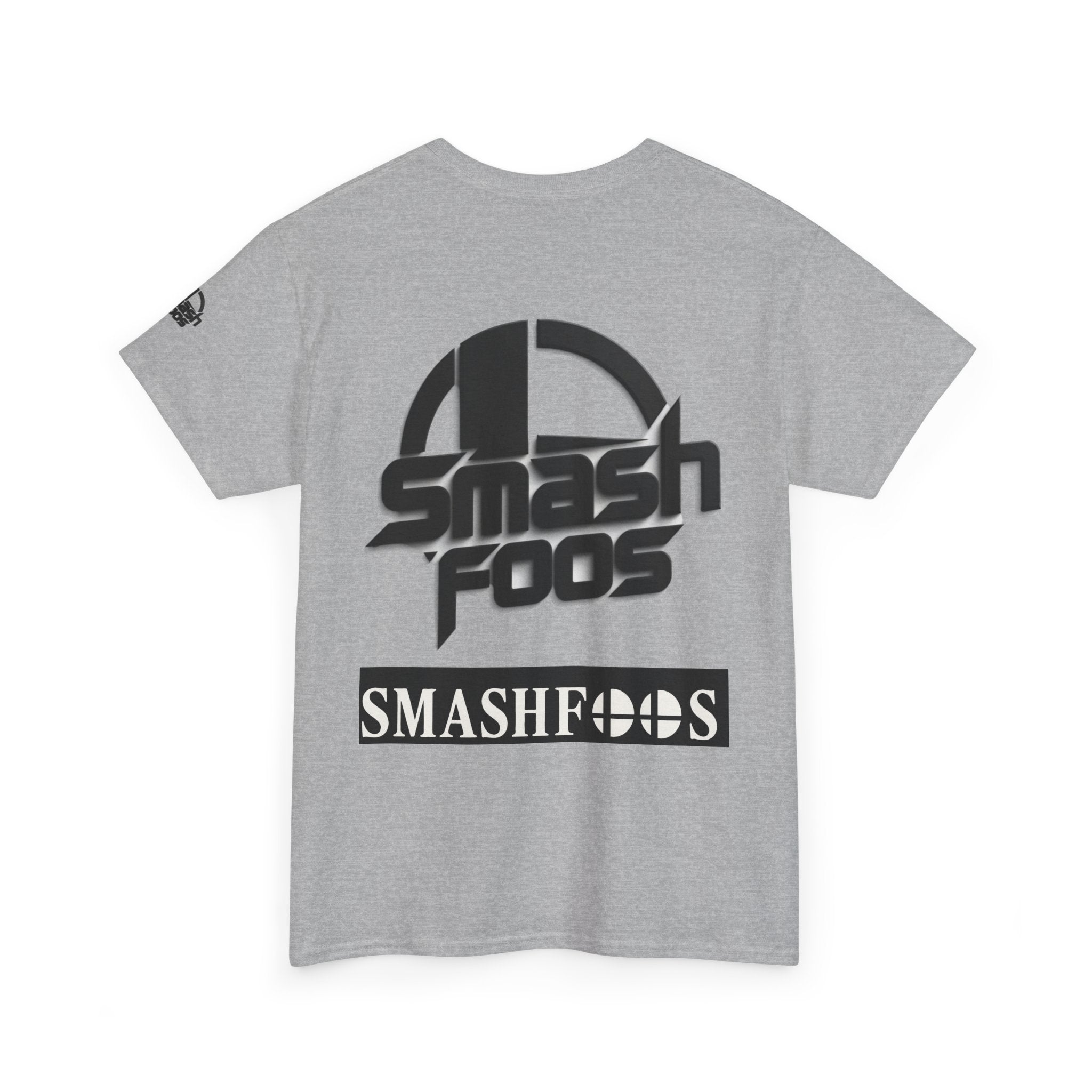 SmashFoos Logo T‑Shirt — Retro Gaming Smash Emblem Tee