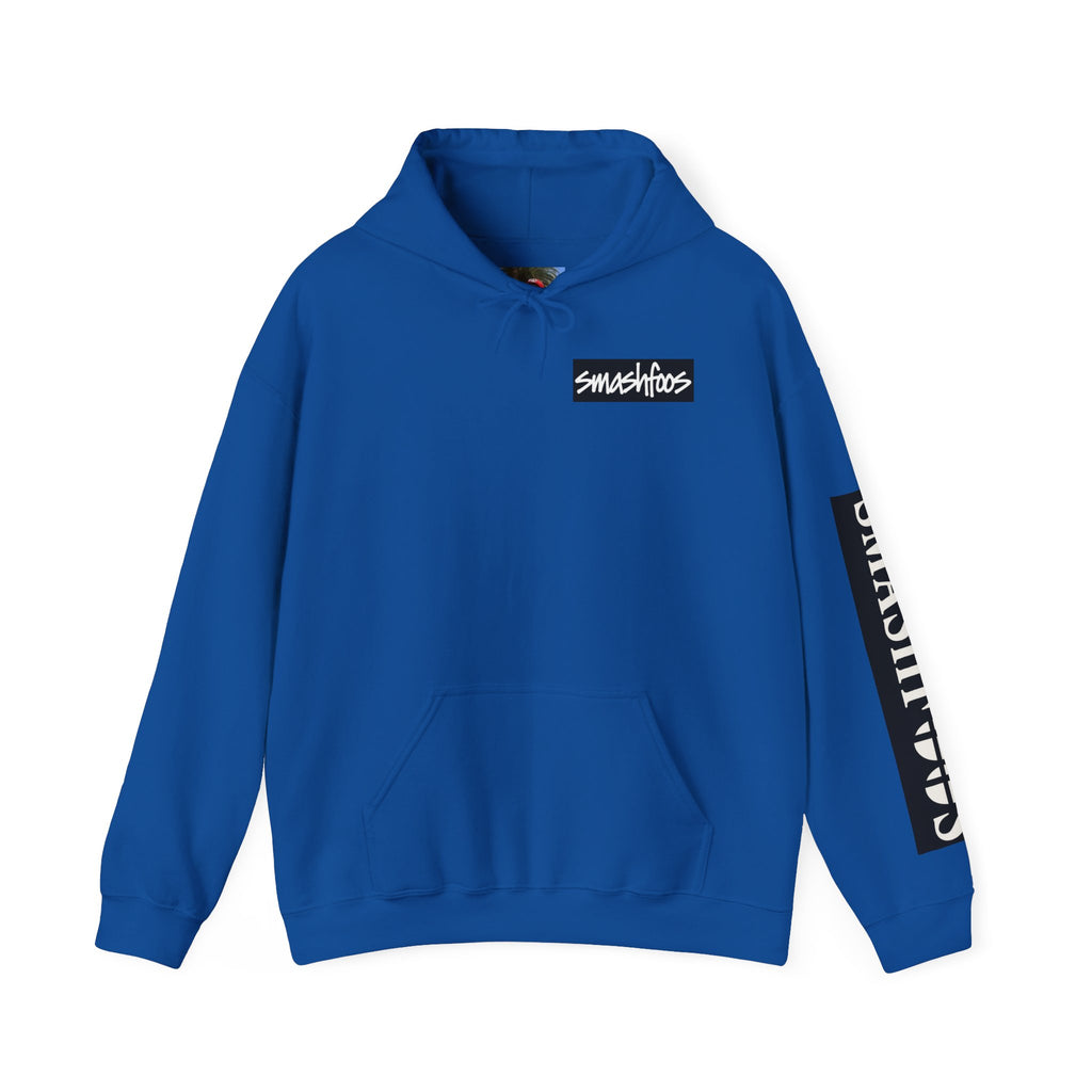 Smashtoos Logo Hoodie — Streetwear Graphic Pullover with Sleeve and Back Print