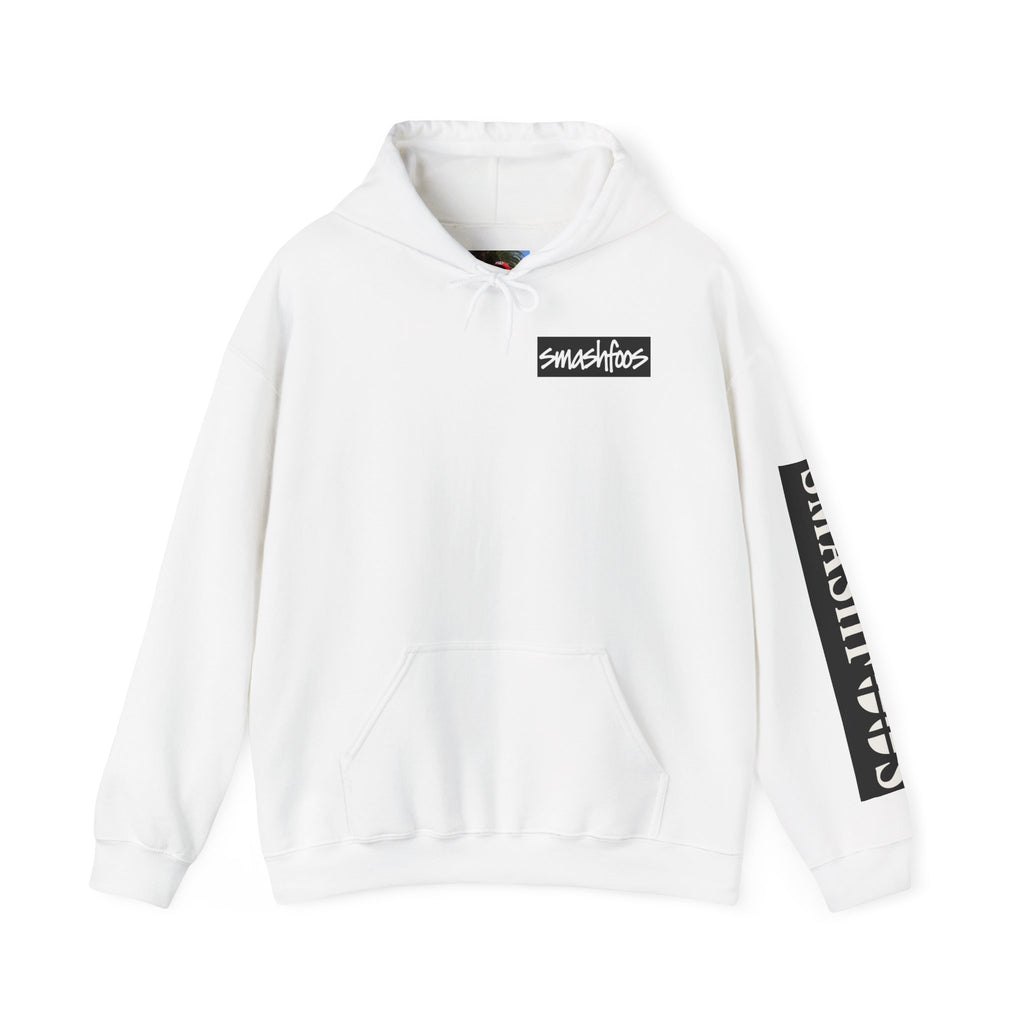 Smashtoos Logo Hoodie — Streetwear Graphic Pullover with Sleeve and Back Print