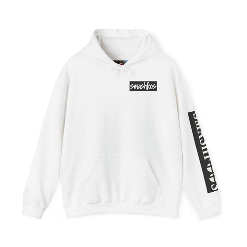 Smashtoos Logo Hoodie — Streetwear Graphic Pullover with Sleeve and Back Print