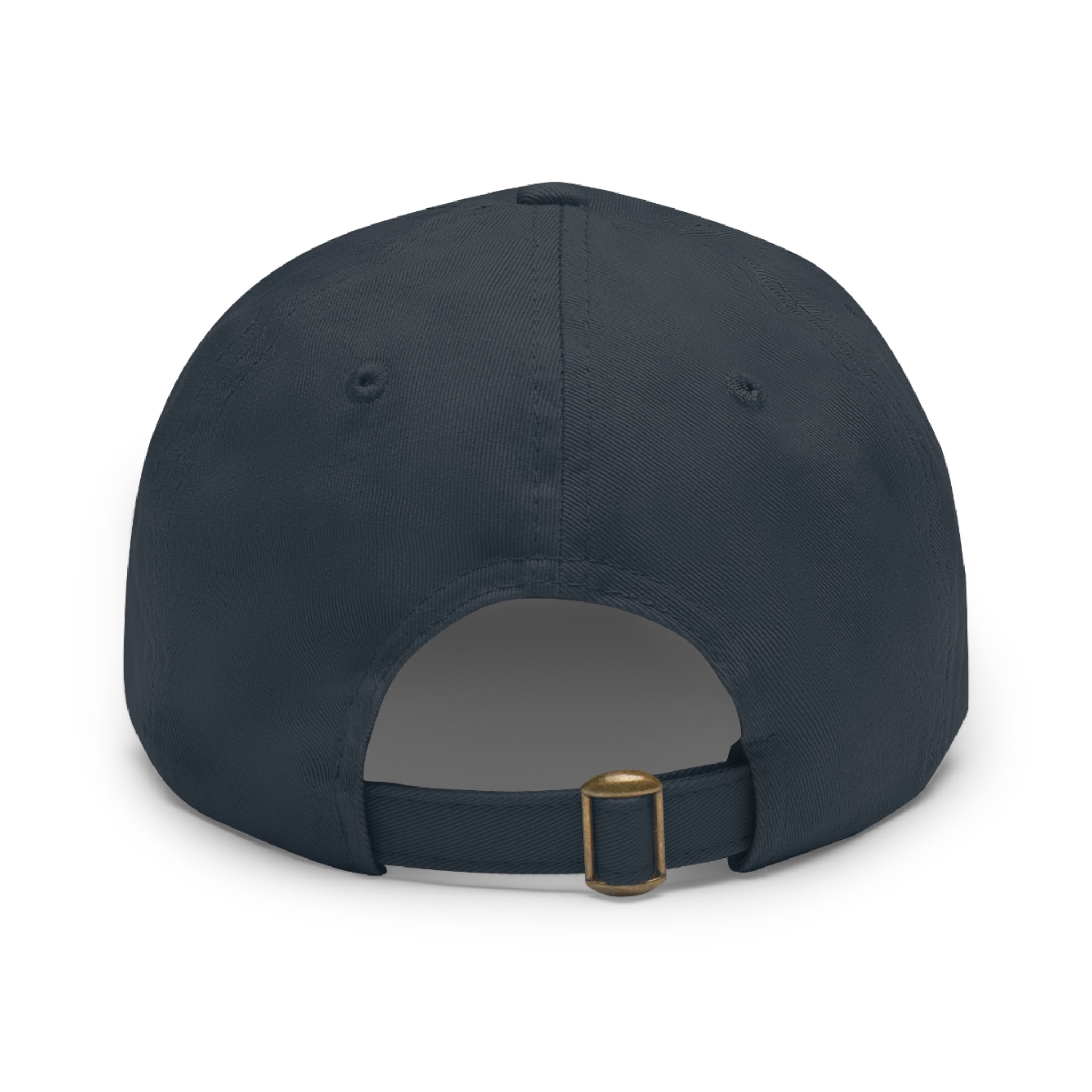 Smashfoos Leather Patch Dad Hat — Black Casual Streetwear Cap