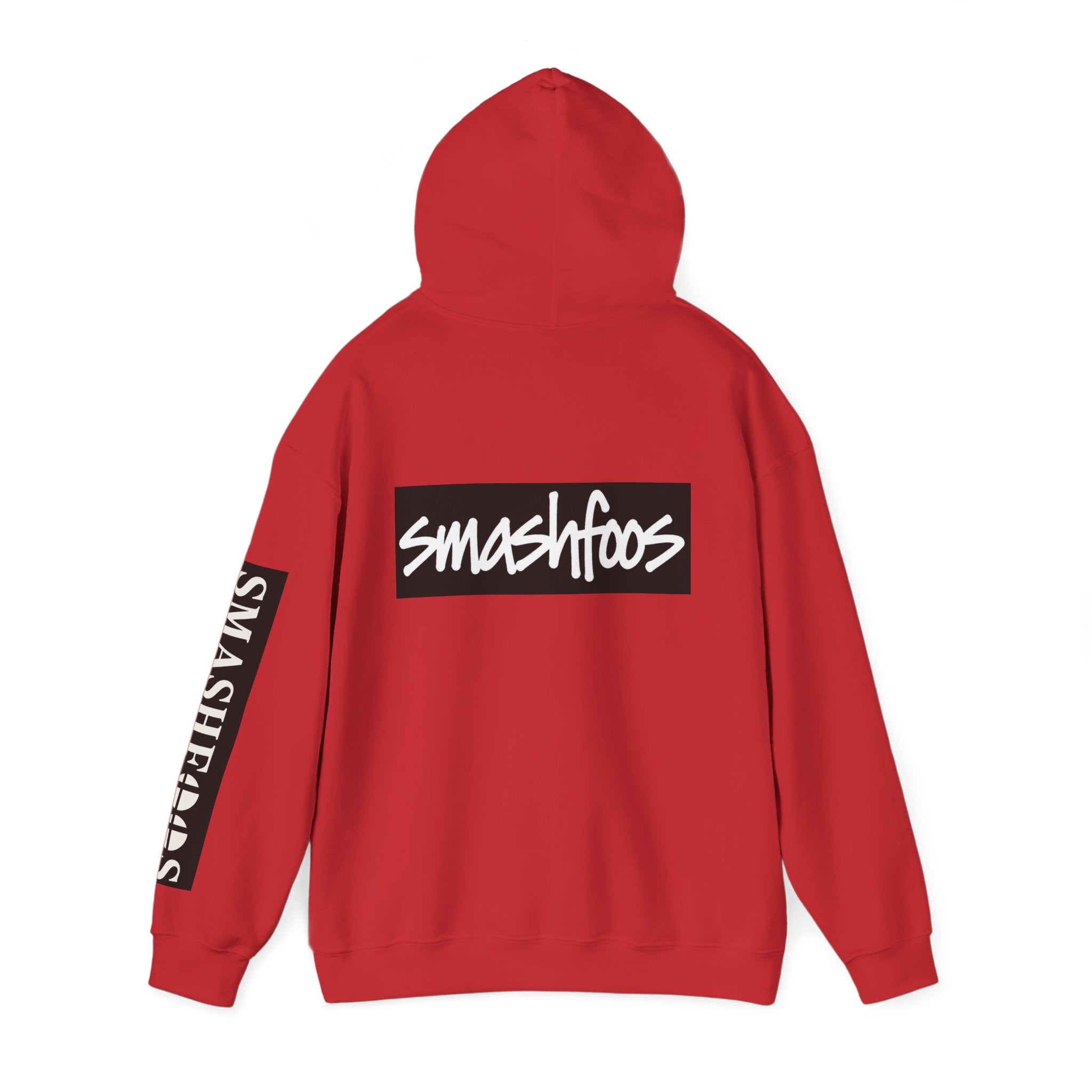 Smashtoos Logo Hoodie — Streetwear Graphic Pullover with Sleeve and Back Print