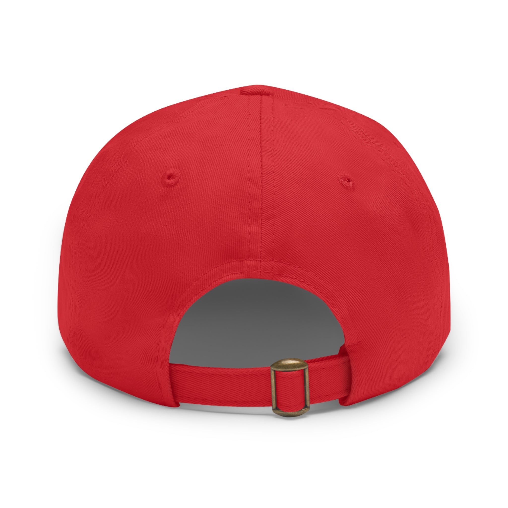 Smashfoos Leather Patch Dad Hat — Black Casual Streetwear Cap